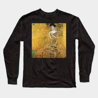 Sasha Grey by Gustav Klimt Long Sleeve T-Shirt